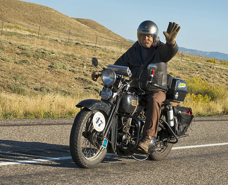 Coast to Coast on Vintage Harley