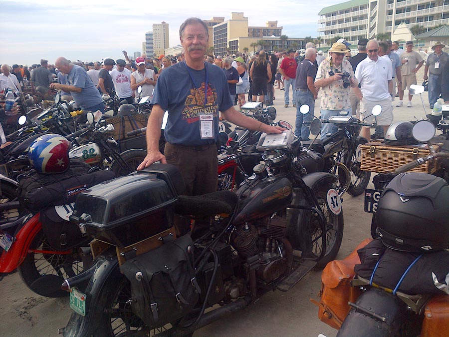 Coast to Coast on Vintage Harley