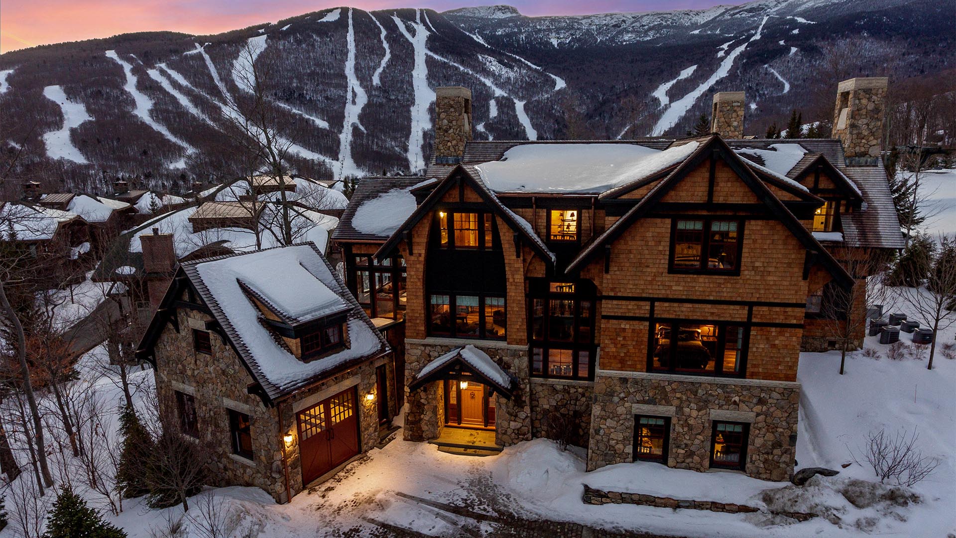 Adirondack Style Ski House
