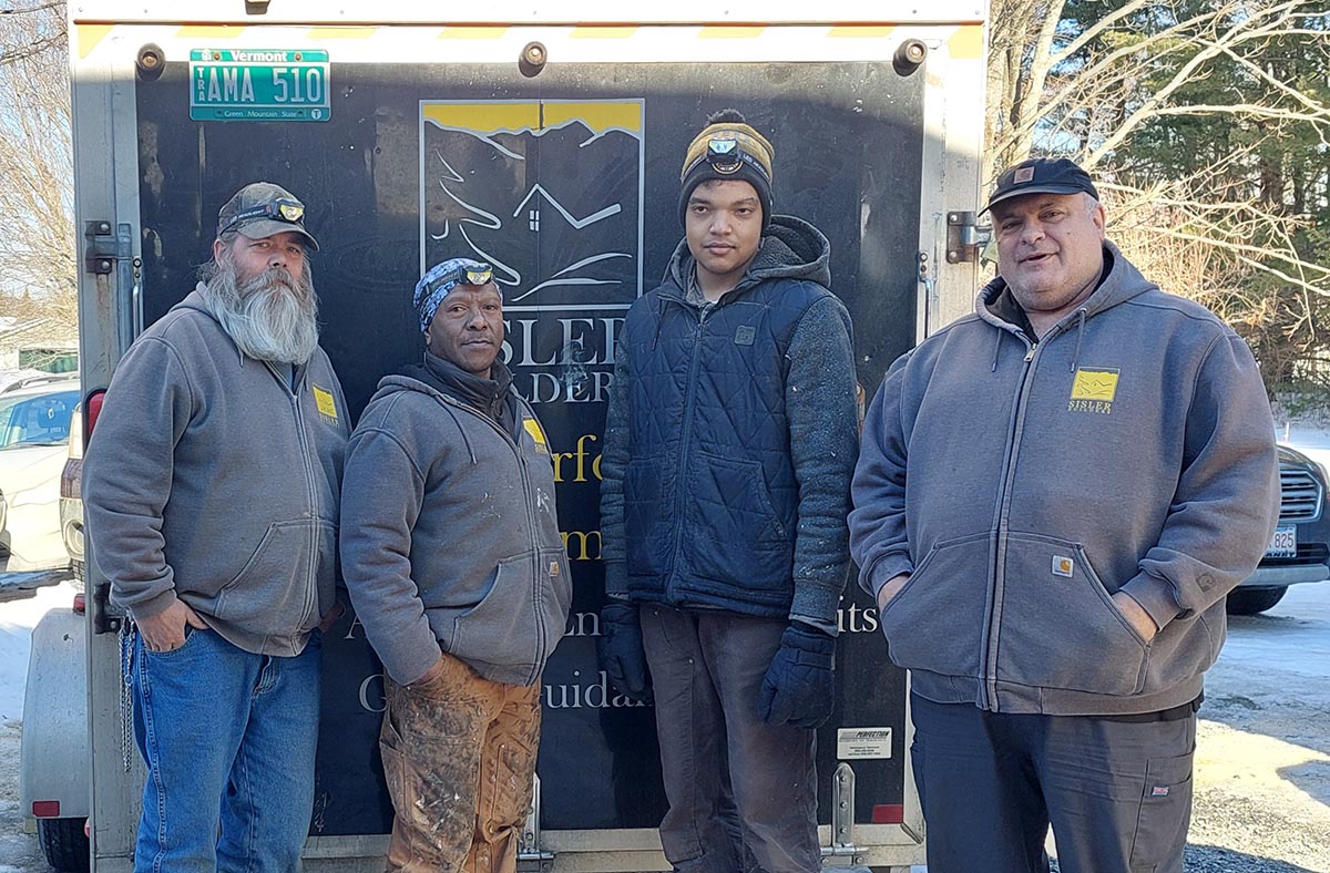 Members of Sisler’s Energy Division crew are (lt to rt): Chuck, Lou, Kerson, and Mike D’Muhala. (Courtesy photo)